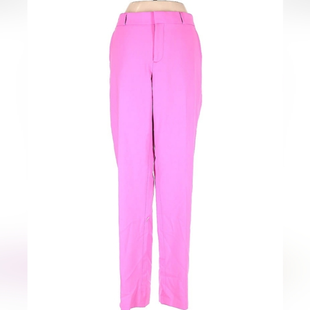 Banana Republic Vibrant Pink Women's Wool Trousers